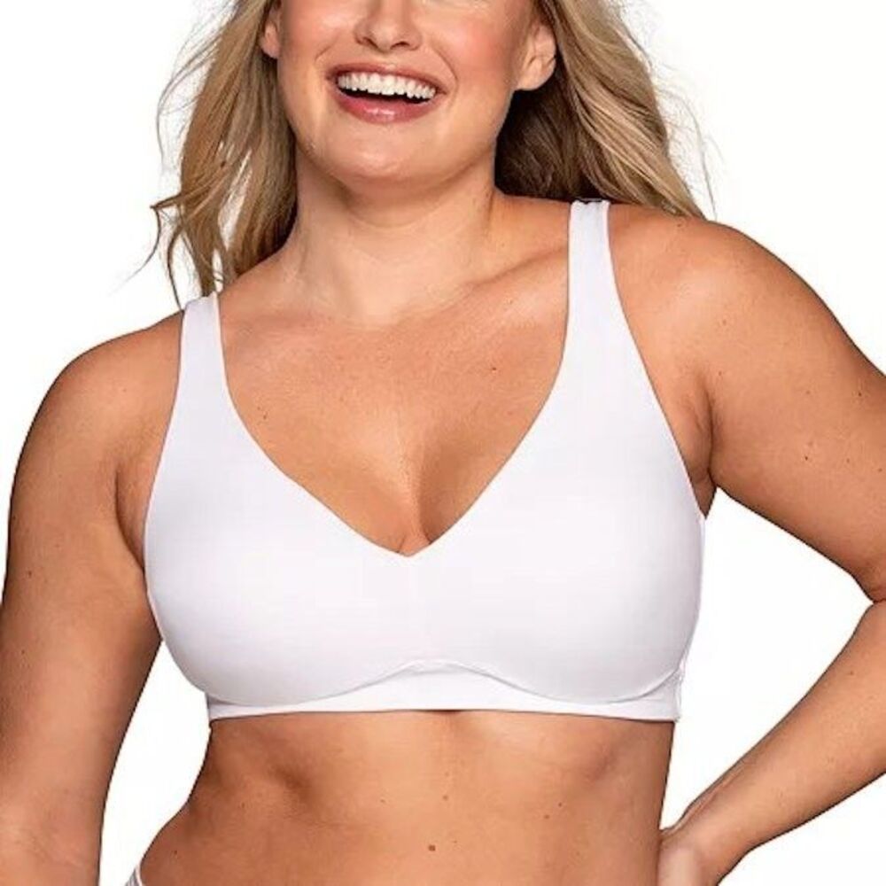 Vanity Fair Bra Women's M White Beauty Back Simple Size with Lift 72164